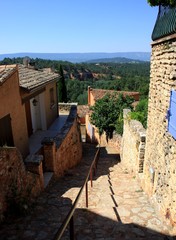 Obraz premium Le village de Roussillon en Provence dans le Vaucluse