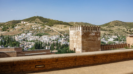 Merlon and wall in Granada