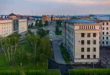 View of Irkutsk city in May