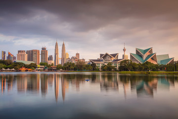 Kuala Lumpur. Cityscape image of Kuala Lumpur skyline during sunset. © rudi1976