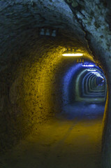 Salt mine tunnel