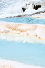 Pamukkale, natural site in Denizli Province in southwestern Turkey.
