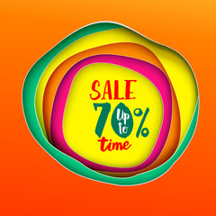 Sale time banner