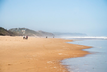 Fototapeta na wymiar Beach of Wilderness at the Garden Route in South Africa.