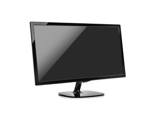 Computer monitor or TV isolated.