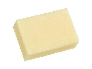 Natural soap isolated on white background