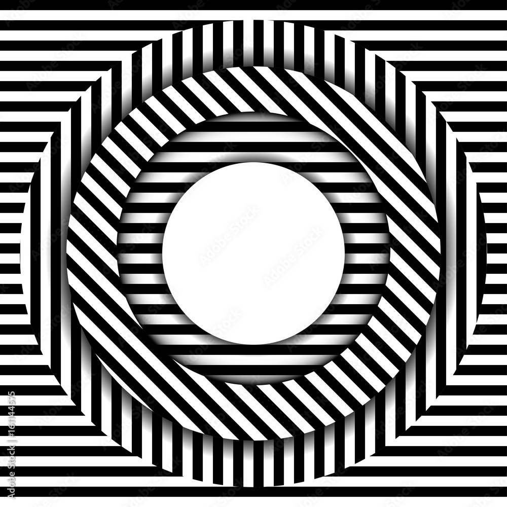 Poster abstract background with circles, lines and shadow