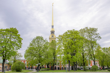 Obraz premium The Fortress in Saint Petersburg architecture 