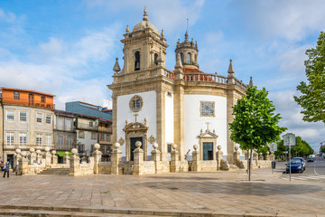 Fototapeta na wymiar View at the Church Bom Jesus da Cruz of Barcelos - Portugal