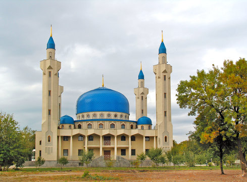The mosque in Maykop, Republic of Adygea,  Russia