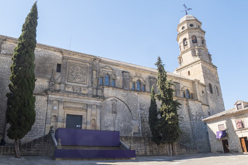 Fototapeta na wymiar Cathedral of the Assumption of the Virgin of Baeza, Jaen, Spain
