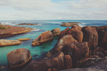 Boulders on the Australian coast