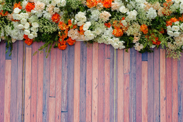 wedding flower backdrop background