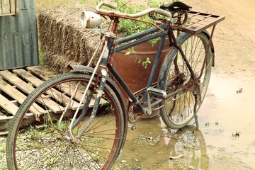 Fototapeta na wymiar Vintage bicycles