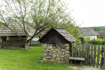 ASTRA Museum of Traditional Folk Civilization is the largest open air museum in Romania and one of the largest in Europe. Spectacular ancient houses, Astra village museum, Sibiu, Tr