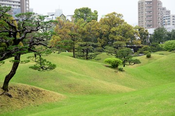 Suizenji Jojuen park in Kumamoto, Japan