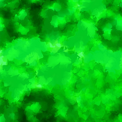 Green watercolor texture background. Incredible abstract green watercolor texture pattern. Expressive messy vector illustration.
