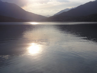 Fototapeta na wymiar Lake Mergozzo, italy