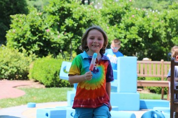 Kid with popsicle