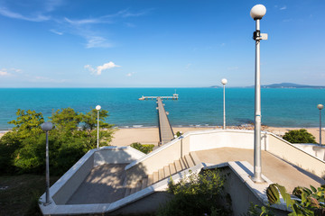 Stairway to the sea in Burgas