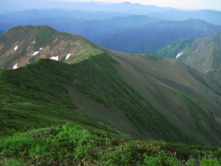 Fototapeta premium 初夏の谷川連峰