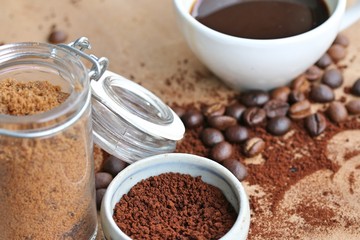 black coffee
