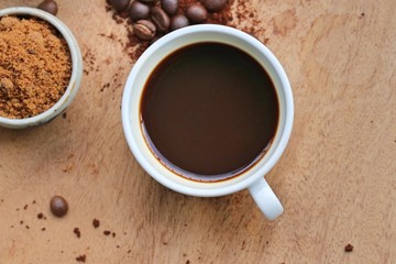 black coffee