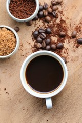 black coffee