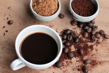 black coffee