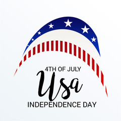 4th of July Usa Independence Day.