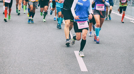 Naklejka premium Marathon Läufer