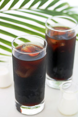 アイスコーヒー　クリーム