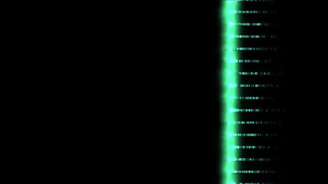4k Digitizing scanner scanning background,inspection numbers,confidentiality numeric character,crackers laser encryption&decryption,secret privacy hackers coding computing dark network with big data.