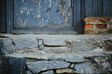 Gray street stone steps texture background