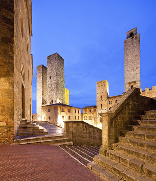 Italy, Tuscany, Siena district, Val d'Elsa, San Gimignano
