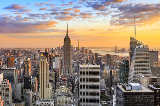 United States, New York City, Manhattan, Midtown, Empire State Building