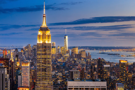 United States, New York City, Manhattan, Midtown, Empire State Building