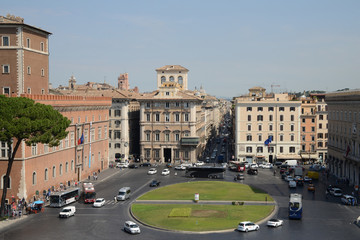 La Piazza Venezia à Rome