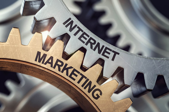 3d Zahnräder Internet Marketing