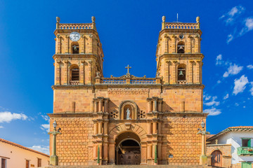 Fototapeta na wymiar Cathedral of Barichara Santander in Colombia South America