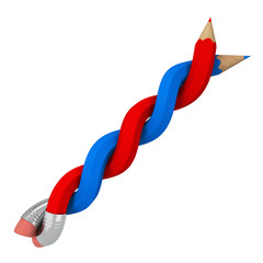 Twisted pencils