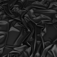 Smooth satin drapery