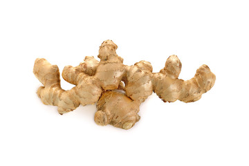 ginger on white background