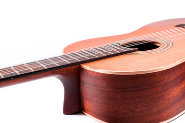 detail of acoustic  guitar 