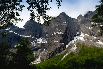The Troll Wall is the tallest vertical rock face in Europe, about 1,100 metres from its base to the...