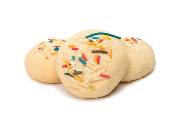 Shortbread cookie isolated