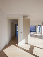 View of a modern house interior, corridor