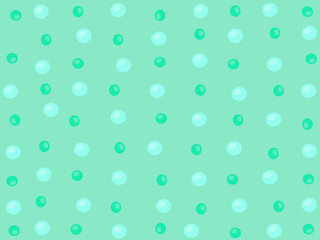 Lindo fondo geométrico de círculos verde y azul - 161245750