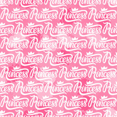 Princess Crown Seamless repeating pattern