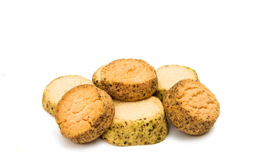 Shortbread cookie isolated